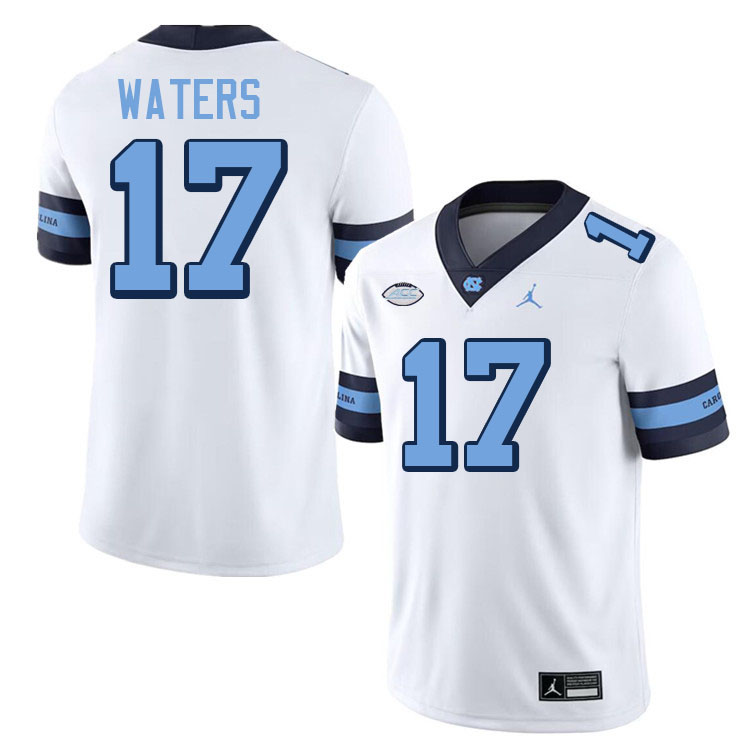 #17 Peyton Waters North Carolina Tar Heels College Football Jersey Stitched-Retro White